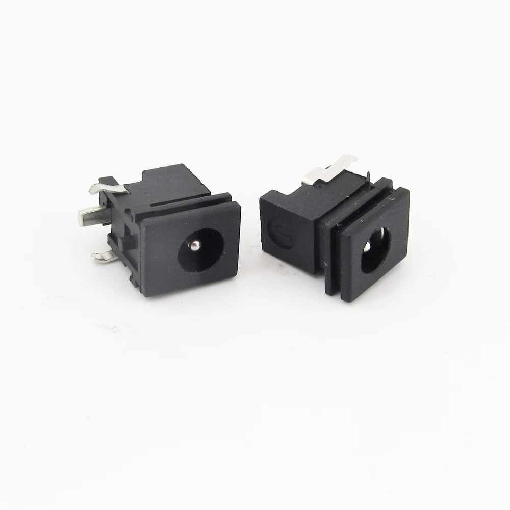 10Pcs เหล็ก4.8X1.7มม.แหล่งจ่ายไฟ DC แจ็คซ็อกเก็ต PCB Mount