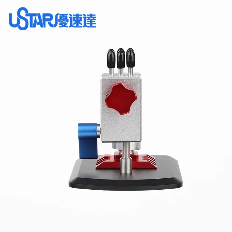 USTAR 2 in 1  Etching Sheet Parts Bender And Vise 360° Unviersal Tool Holder For Gundam  Mecha Military Model Making DIY Tools