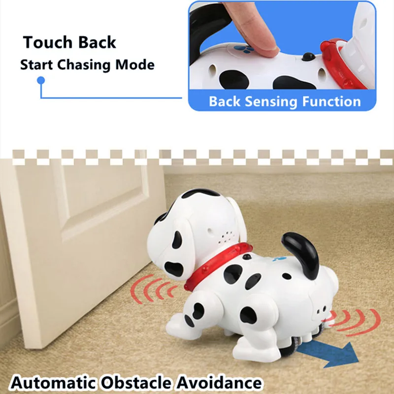 Control remoto inteligente para niños, juguete inteligente para perro, gato, Robot, Animal, juguete con baile en movimiento, juego con Sensor táctil