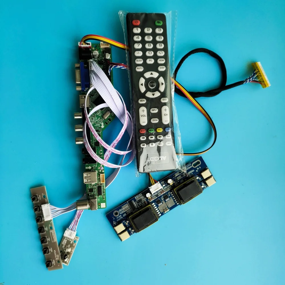 Imagem -01 - Kit para M190pw01 v1 vd v0 v2 v3 v4 v5 v6 v7 1440x900 19 av tv Cartão 30pin Resolução Usb Kit Placa Controlador de Sinal Digital Lcd kit para m190pw01 v1 vd v0 v2 v3 v4 v5 v6 v7 1440x900 19 av tv cartao 30pin resolucao usb kit placa controlador de sinal digital lcd 01