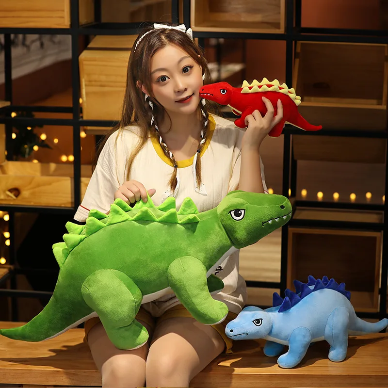 

30-80cm New Dinosaur Plush Toys Stegosaurus Cartoon Tyrannosaurus Cute Stuffed Toy Dolls for Kids Children Boys Birthday Gift