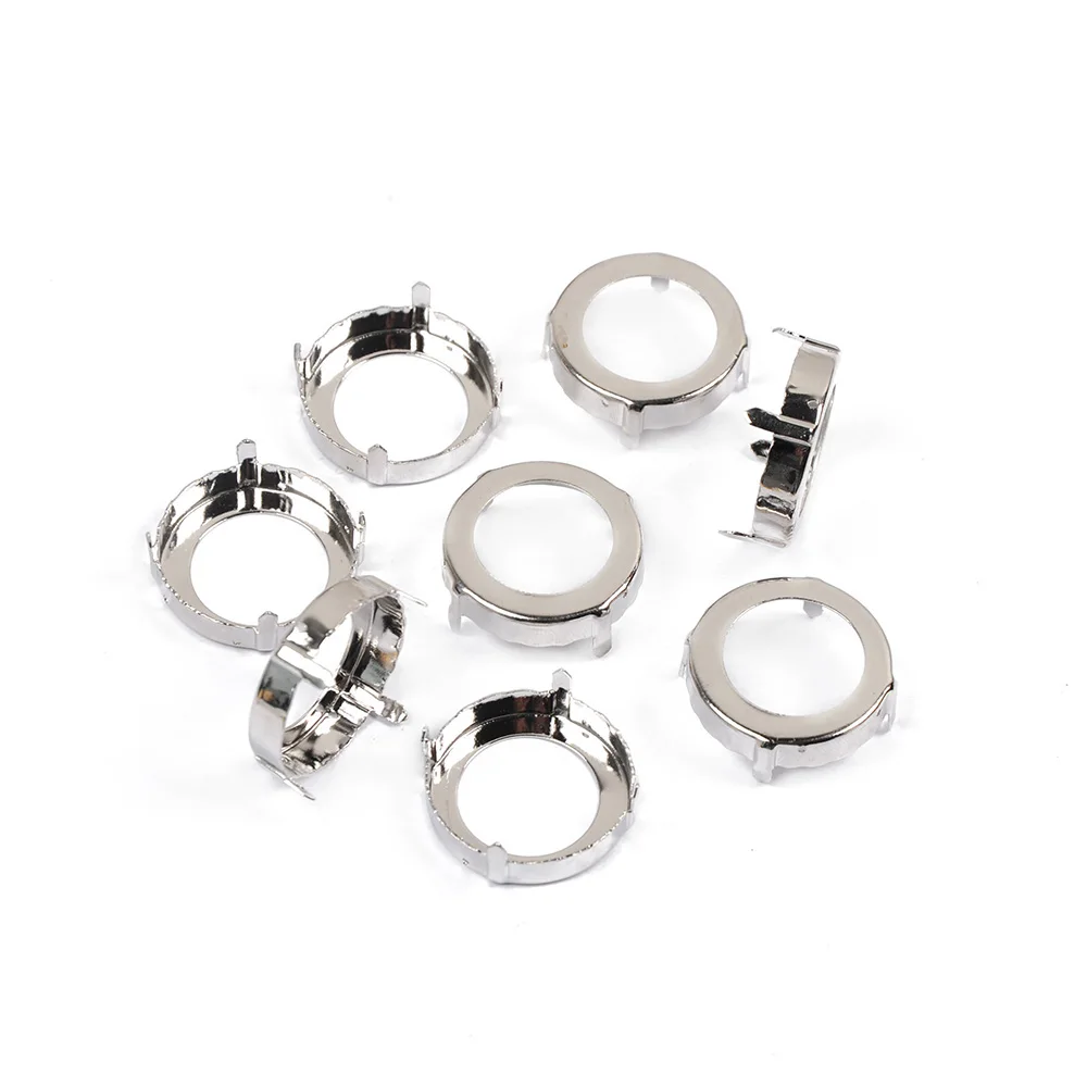 YANRUO 1201 Runde 27mm Genähte Steine Glaskristalle Große Strasssteine Rivoli Pointback DIY Diamantsteine für Schmuck und Kleidung – Detail 33