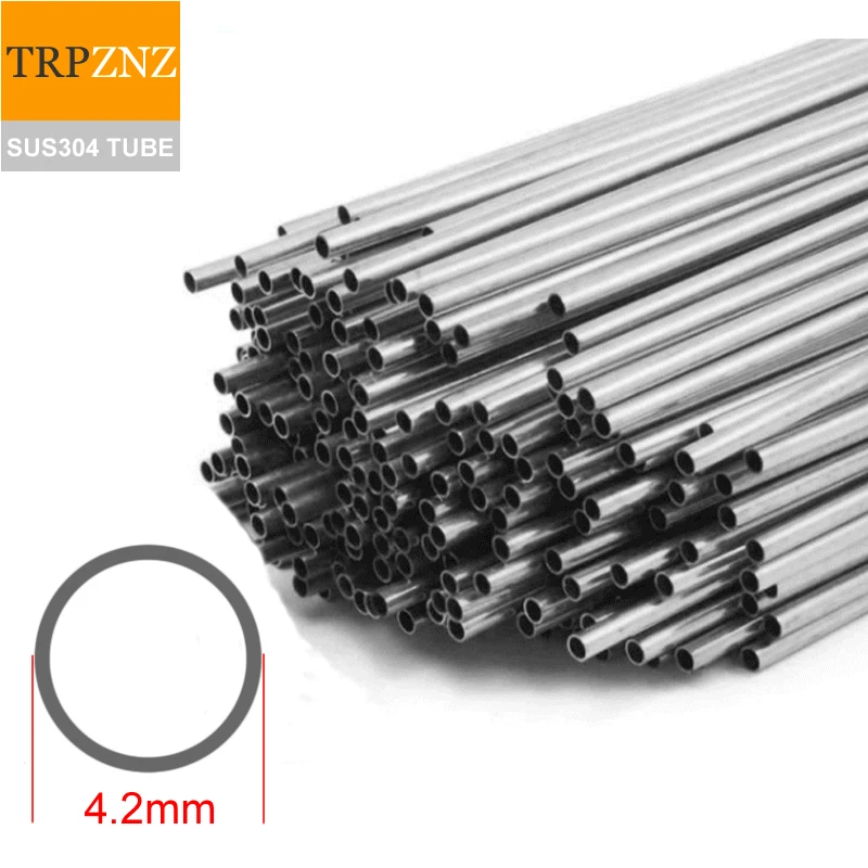 

304 stainless steel tube Superfine tube , outer diameter 4.2mm , wall thickness 0.2mm,0.3mm,0.5mm, Micro-diameter SUS304 tube