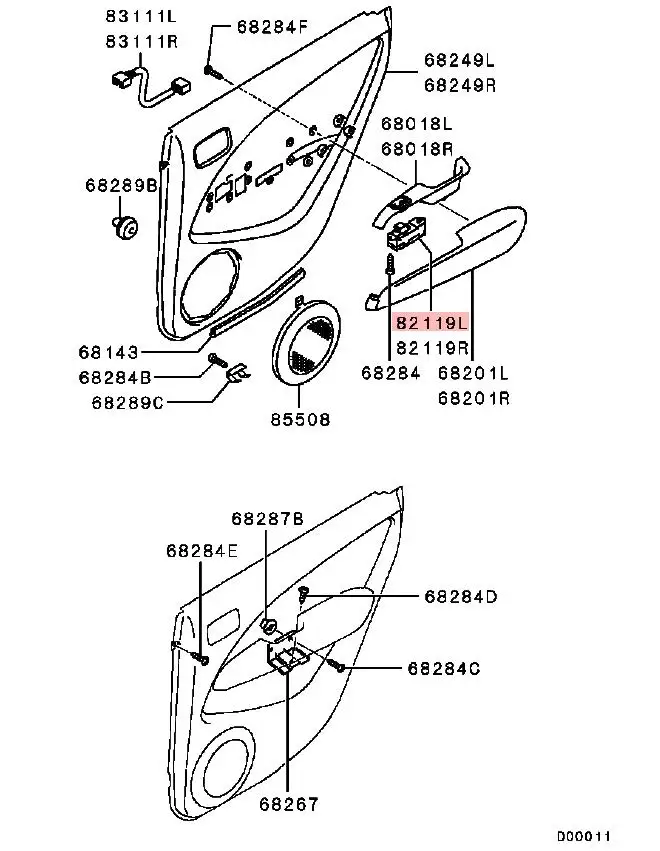 1ชิ้น2003-2007แก้ว Regulator สำหรับ Outlander First Generation LHD Windows ปรับสำหรับ Airtrek ด้านซ้ายหรือขนาดเล็ก