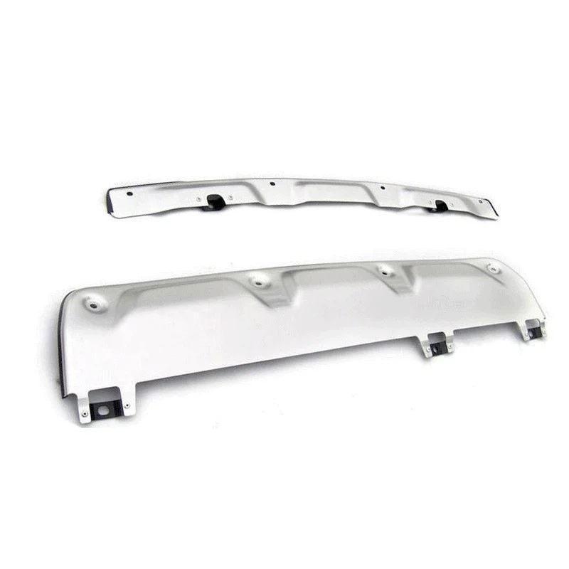 Aluminium Alloy Front + Rear Bumper Protector Skid Plate Guard For Honda CRV 2012 2013 2014 Touring Sport 2pcs