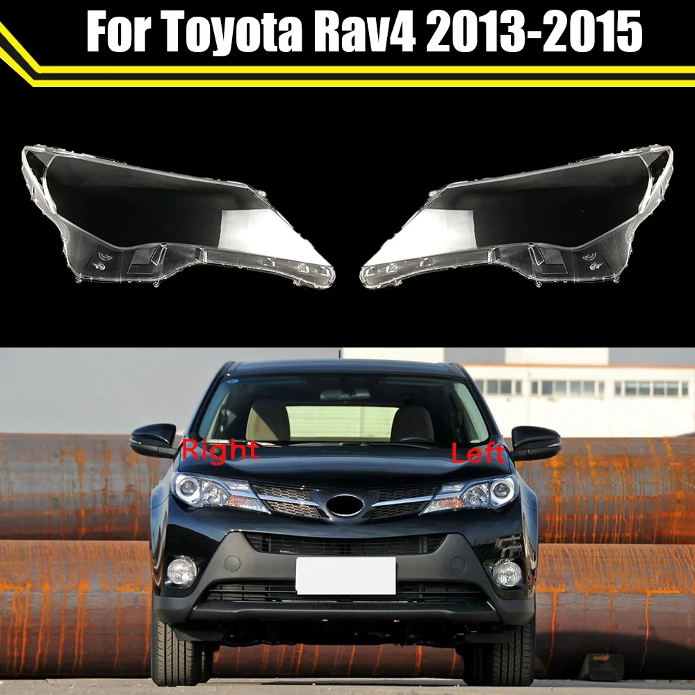 

Car Protective Headlight Cover Lens Glas Shell Front Headlamp Transparent Lampshade Light Lamp For Toyota Rav4 2013 2014 2015