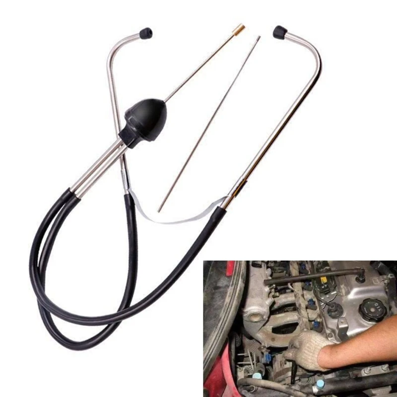 88cm Car Cylinder Stethoscope Engine Cylinder Abnormal Sound Stethoscope Detection Car Maintenance Auto Repair Stethoscope