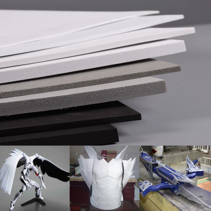 1 stuks beide gladde milieuvriendelijke 1-10 mm Eva Foam Sheets, ambachtelijk handgemaakt cosplaymateriaal