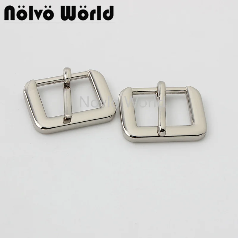 Nolvo World 5-100pcs 22mm 25mm 3 colors Silver pin buckle mens belt pin buckles belt buckle manufacturers belt buckle hardware