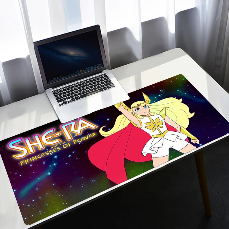 The Princesses Of Power Mouse Mats Large Rubber Computer Keyboard Mouse Pad Pc Gamer Kawaii Girl Mousepad Speed Gaming Desk Mat