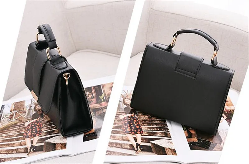 Heißer Verkauf Flap Sling Schulter Taschen für Frauen Einfarbig Umhängetasche Messenger Tasche Geldbörse Weibliche Leder Handtasche Tasche – Detail 13
