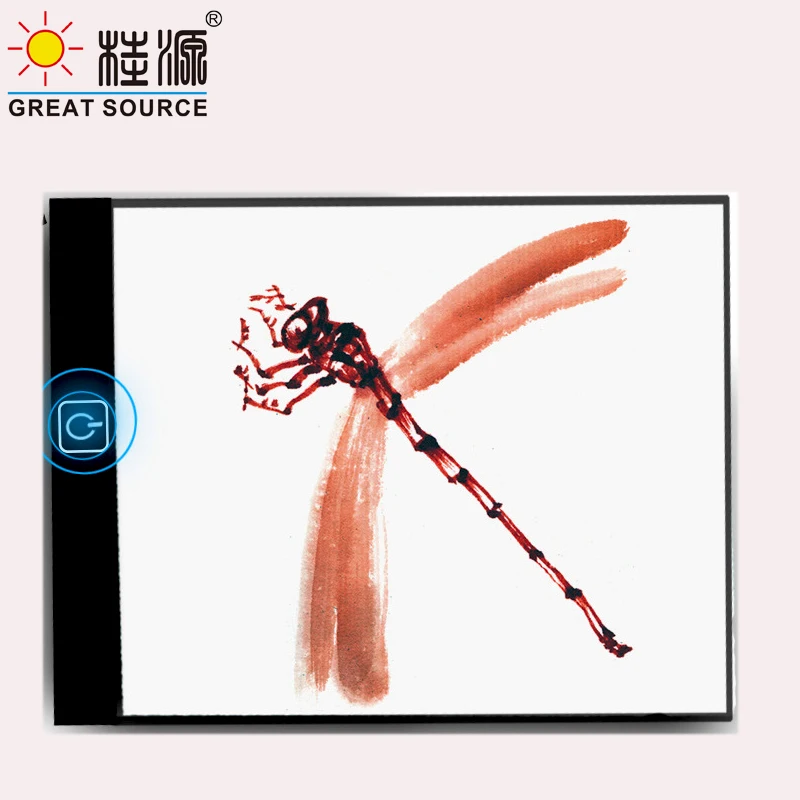 LED Copy Desk Copy Station A4 Cartoon Design Pad con misura Building Design Light Up Copy Pad(1pc)