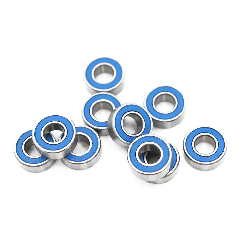 MR115RS Lager ABEC-3 (10Pcs) 5X11X4 Mm Miniatuur MR115-2RS Kogellagers Blauw Verzegelde MR115 2RS Lager