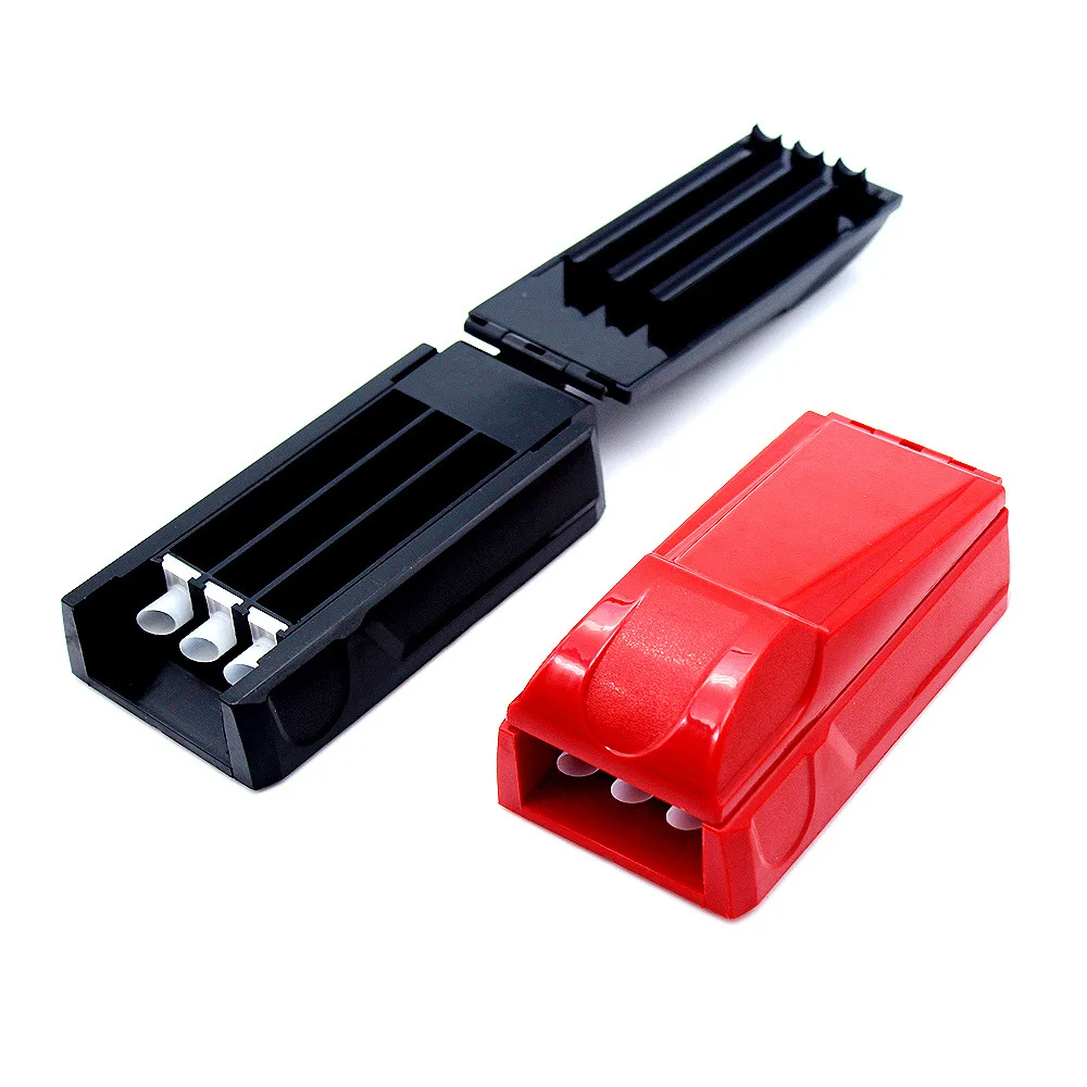 1Pcs Plastic Manual Triple Cigarette Tube Injector Roller Quickly Maker Durable Tobacco Rolling Machine