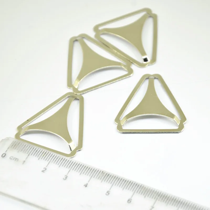 50pcs/lot 25mm 40mm Metal TriangleS Ring Adjustable buckles for bag webbing strap DIY