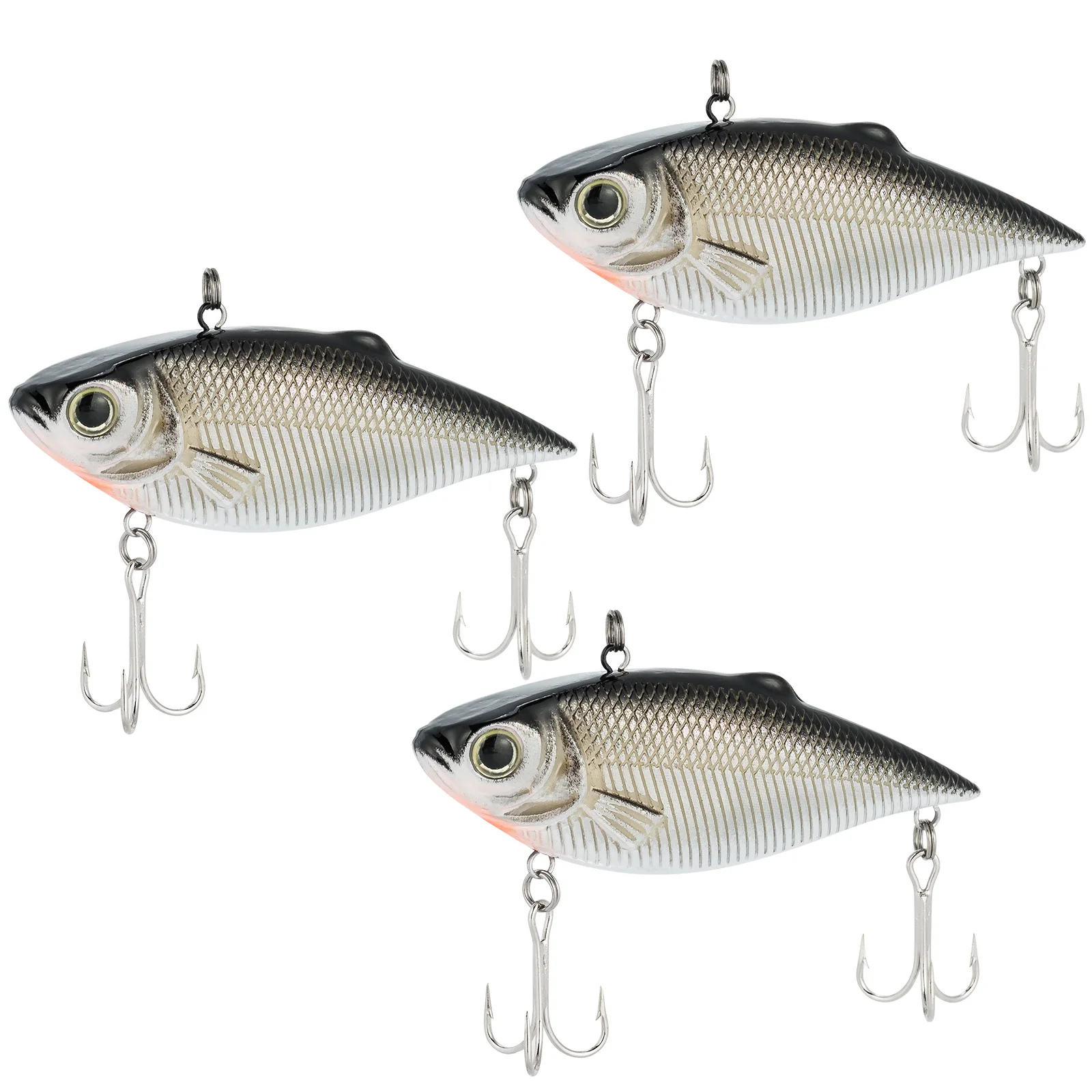 

7g Crankbaits Fishing Lure Rattle Inside Sinking Wobbler Jig Swimbait Nearshore Walleye Bass Crappie Trout Perch