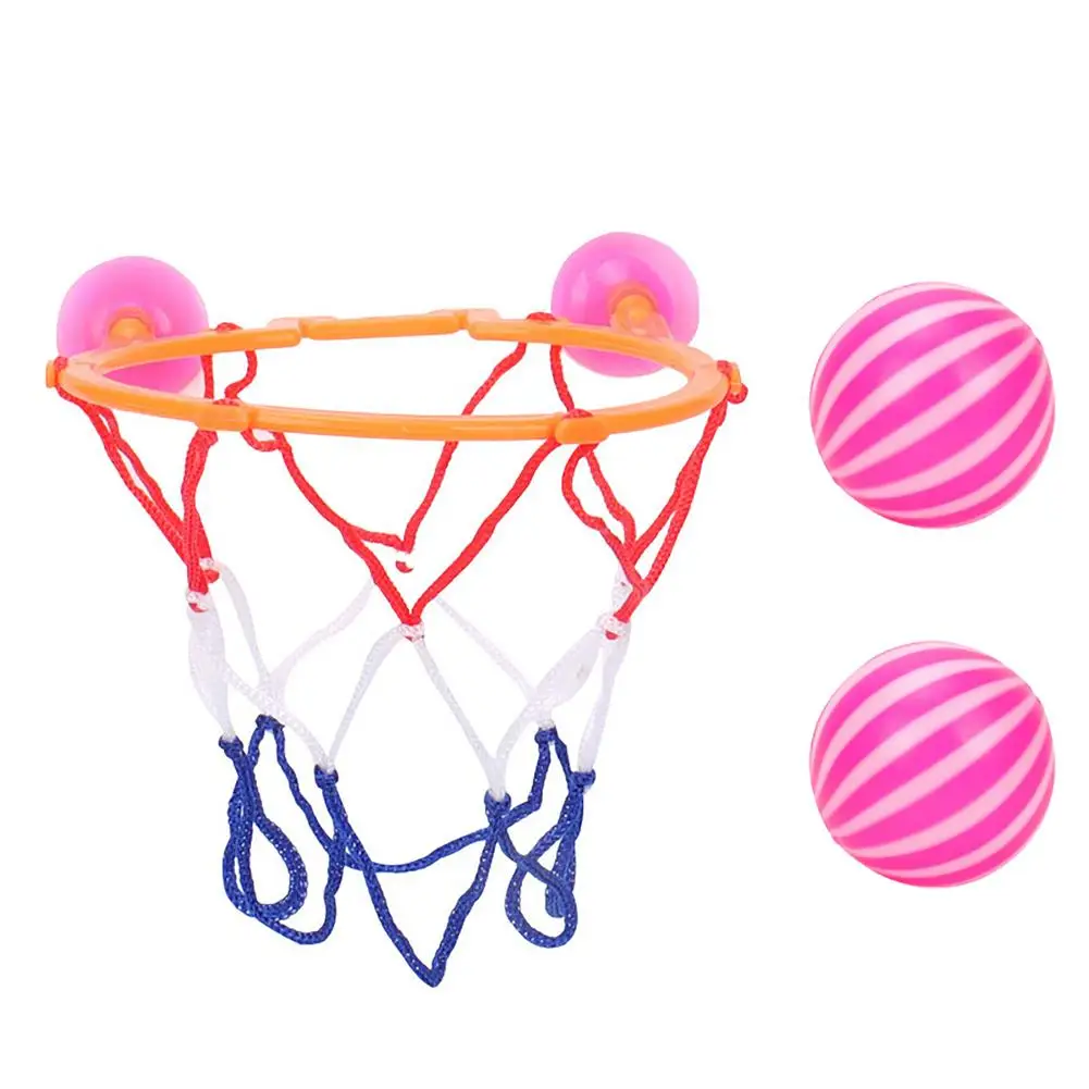 Mini Sucker Basketball Hoop Bathroom Shooting Basketball Baby Interactive Educational Bath Shooting Toy