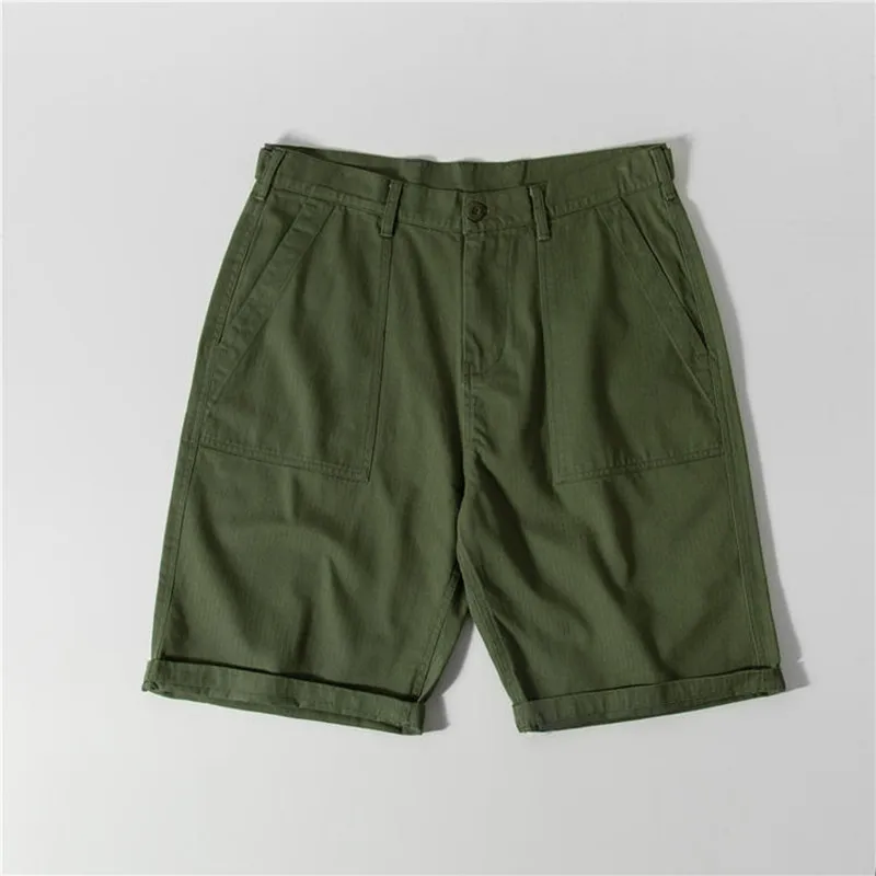 Norman Long AMEKAJI Military Uniform Summer OG107 Cotton Retro Green Men's vintage shorts Outdoor Hiking Trekking Tooling Pants