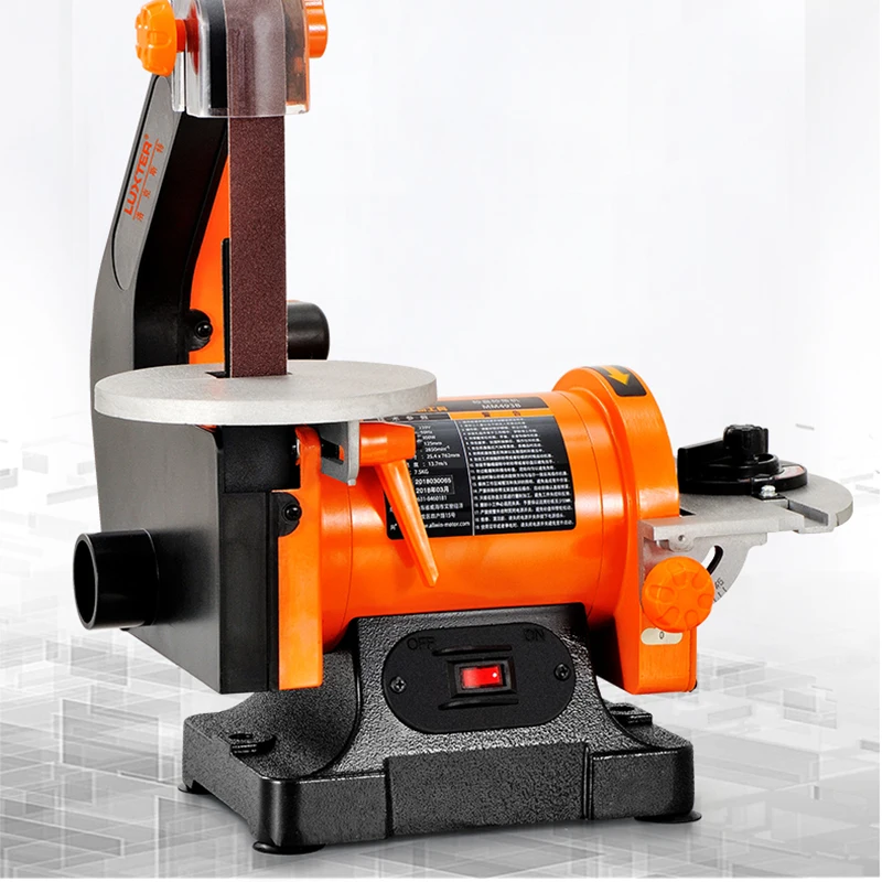 300W Sanding Belt Machine, Sanding Table, Small Sanding Machine, Metal Polishing And Rust Removal