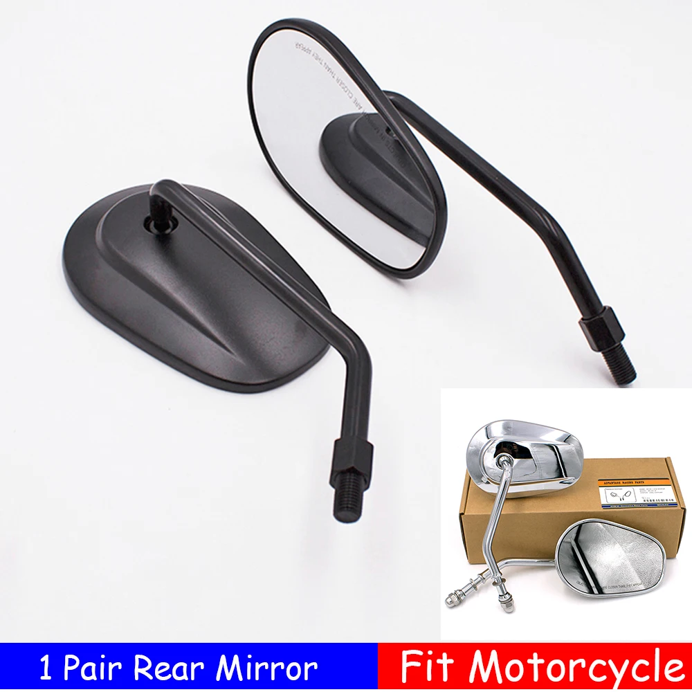 

For Harley Dyna Electra Glide Fatboy Iron 883 Road Glide Sportster 883 1200 Softail Motorcycle Rear View Rearview Side Mirrors