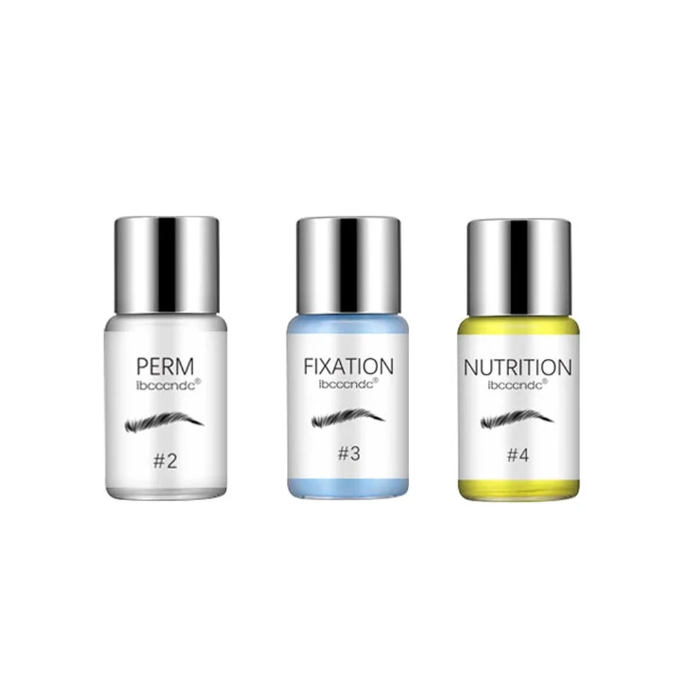 5Ml Brow Lift Kit Wenkbrauw Perm Lotion Eye Brow Lamineren Semi-Permanet Schoonheidssalon Brow Lift Permanenten Voeding met Borstel