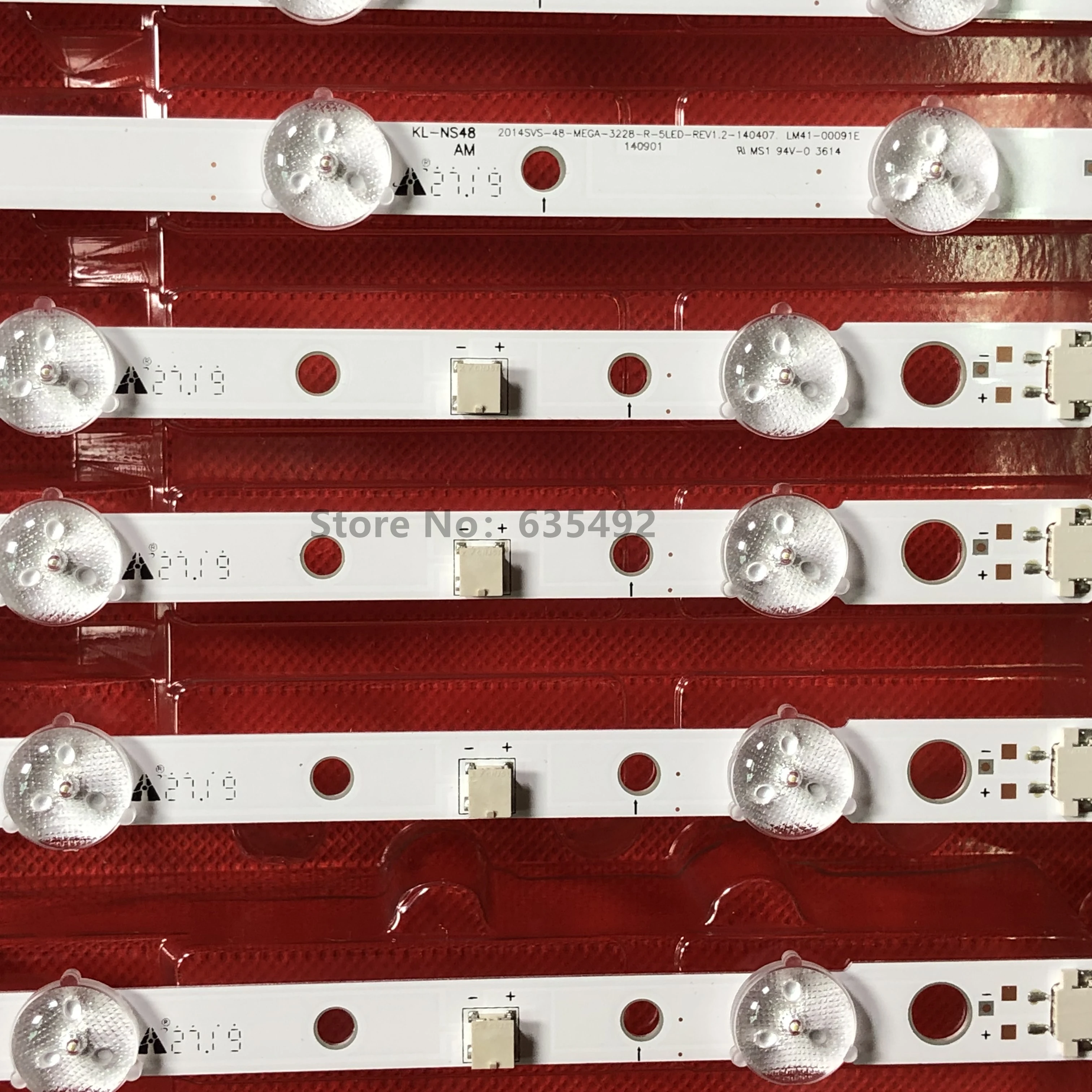 Tira de LED para iluminación trasera DMGE-480SMA-R6 DMGE-480SMB-R6 LM41-00090Z LM41-00091E UN48H4005 UN48H4200 UN48H4203 UN48H4253 UN48J5200AG