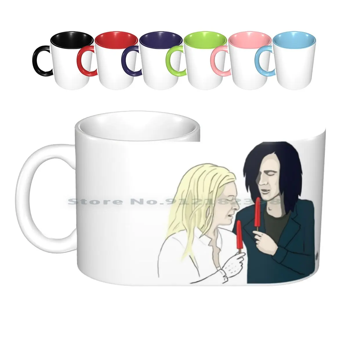 Only Lovers Left Alive-Mug Ceramic Mugs Coffee Cups Milk Tea Mug Movie Film Vampire Dracula Blood Beringertwit Swinton