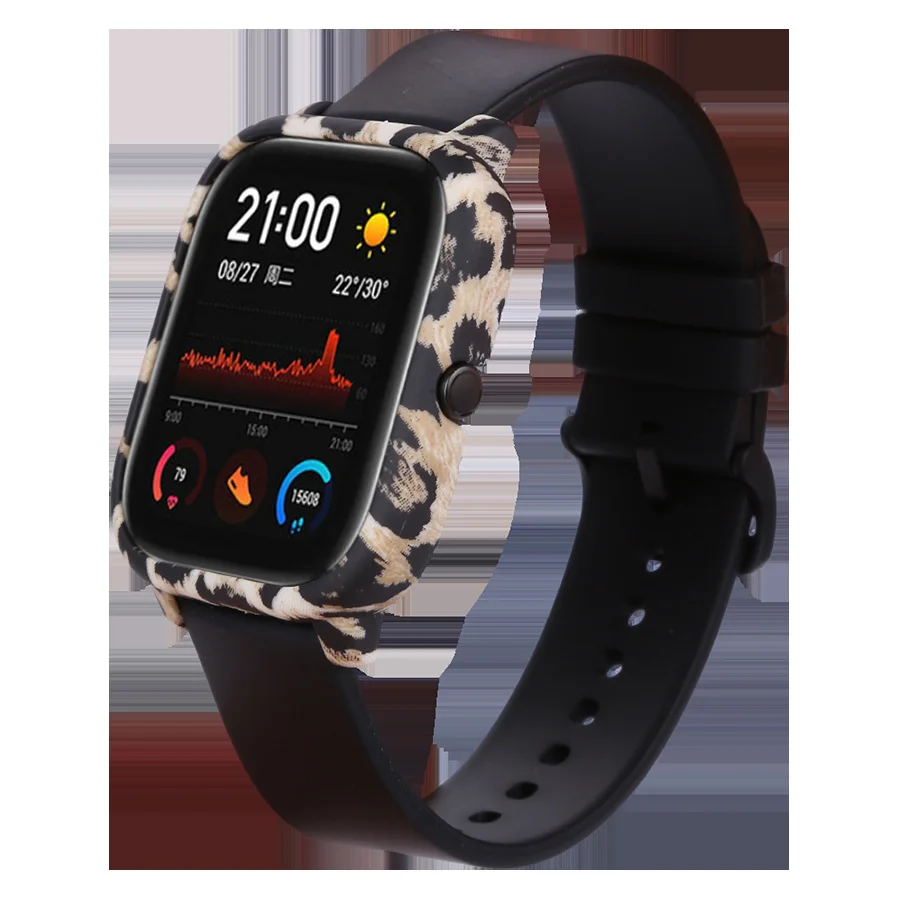 Funda protectora para Xiaomi Huami Amazfit GTS, carcasa rígida para PC, accesorios con correa