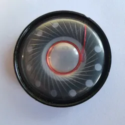 40mm 32 Ohm Bluetooth HiFi Sound Effect Earphone Speaker Subwoofer Earphone Speaker Diaphragm Fever Speaker Unit 2PCS