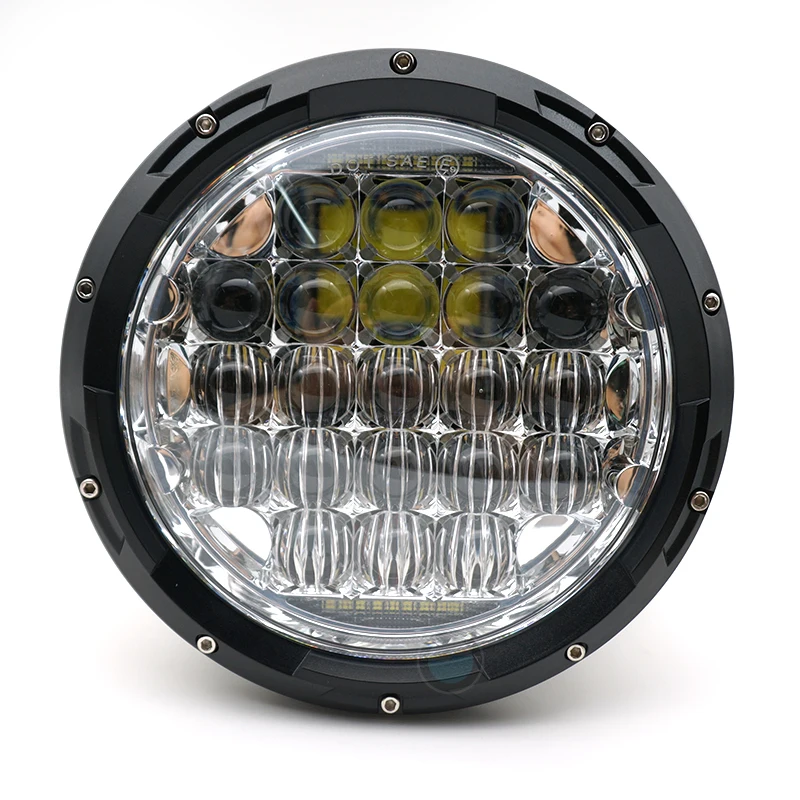 

1 pcs 7" HeadLight For Harley LED Headlight 7 Inch Motorcycle Headlamp H4 High Low Beam For Davidsion Light lamp.