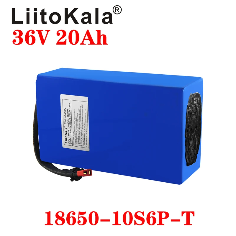 LiitoKala 36V 20Ah 30Ah 25Ah 15Ah 18650 bateria litowa motocykl elektryczny rower skuter z BMS