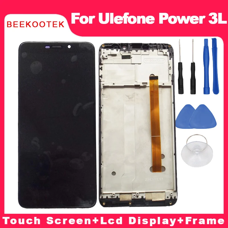 

Ulefone Power 3L Front Panel Touch Glass Digitizer Screen with LCD display replace for ULEFONE Power 3L Cell Phone