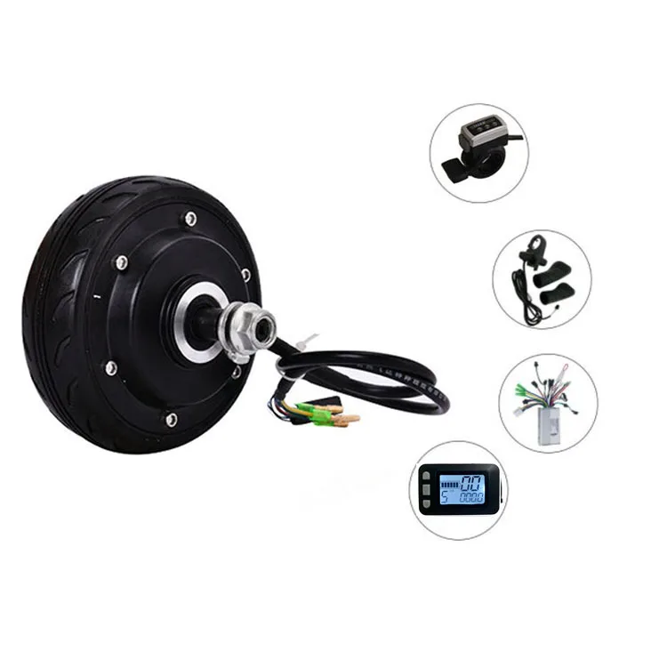 ETECH electric scooter conversion kits, 5 inch hub motors kits with controller and display