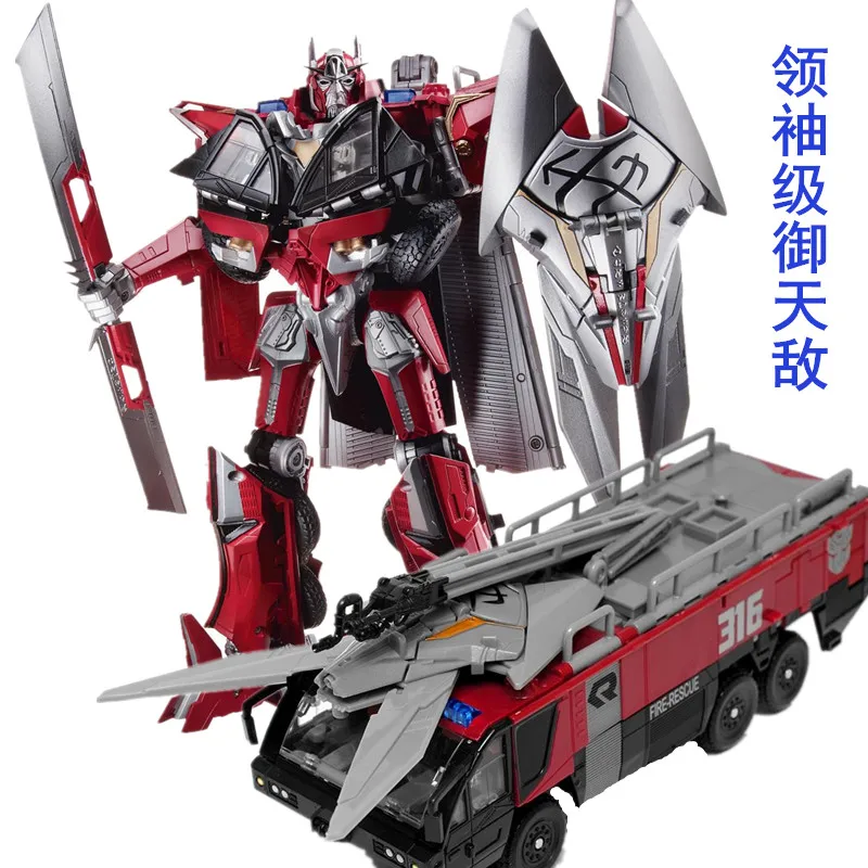 

Transformation Sentinel Prime Commander Film Movie Dark Of The Moon Leader fire truck mode KO Action Figure Robot Toys