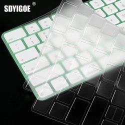 For Apple Magic wireless keyboard cover 2021 iMac Keyboard Stickers TPU 0.13mm Thin A2449 A2450 Keyboard protective film EU/US