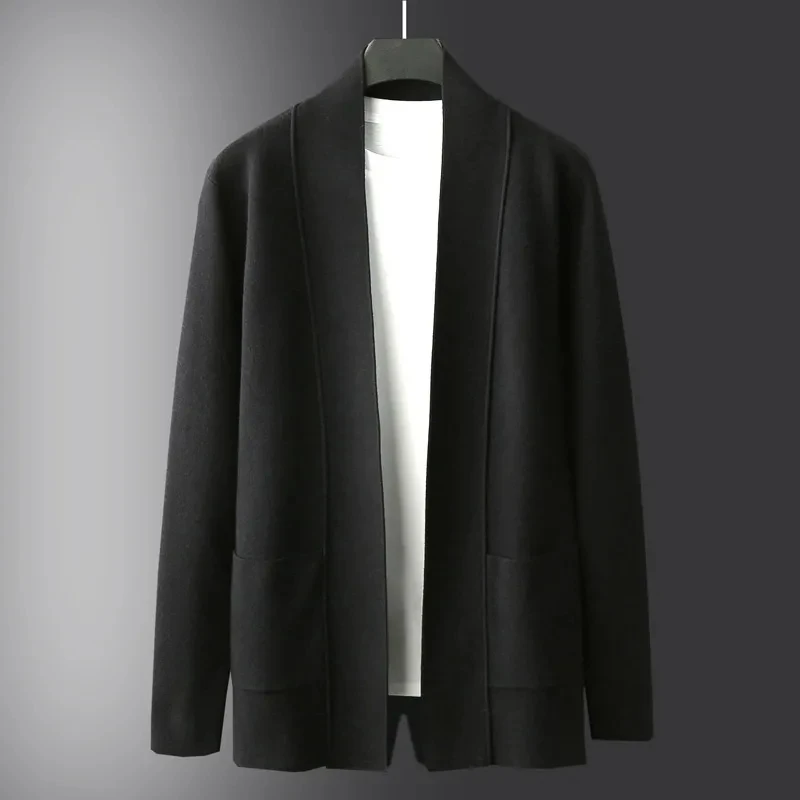 

New Autumn Winter Casual Men V-neck Hombre Cardigan Knitted Sweater Male Fashion Korean Wild Jumper Knitwear Tops Sueter