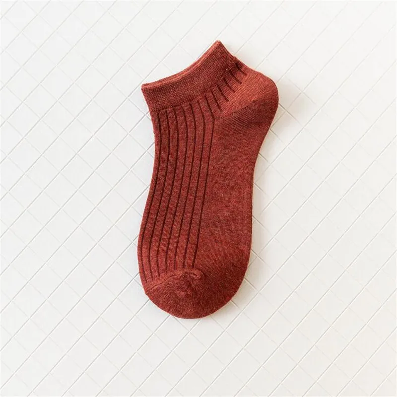 New Summer Breathable Women Ankle Socks Cotton Casual Springs Lady Stripes Cute Short Meias Students Girls Boat Socks Sokken