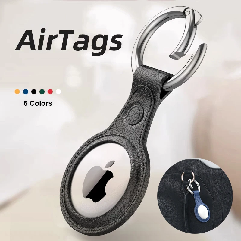 TPU Protective Case For Airtag Anti-lost Anti-scratch Protection Sleeve For Apple Airtag Location Tracker Air Tag Keychain Case