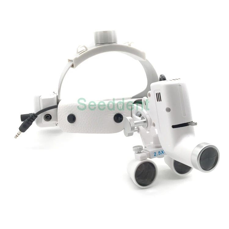 2.5X / 3.5X Wireless High Intensity Dental Loupes with Head Light  /  Dental Surgical Loupe / Medical Magnifying Glass