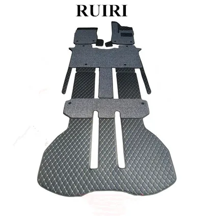 

High quality rugs! Custom full set car floor mats for Right hand drive Toyota Alphard 7 8 seats 2023-2002 double layers carpets