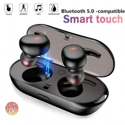 TWS Bluetooth 5.0 Wireless Earphone Stereo Earphones Sports Earbuds Noise Reduction Headphone Headset With Charging Case