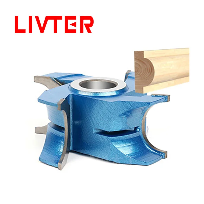 TCT Brasato Cutter Head set per Porta Carburo di Profilo Cutter Shaper Cutter per la Lavorazione Del Legno Utensili Da Taglio