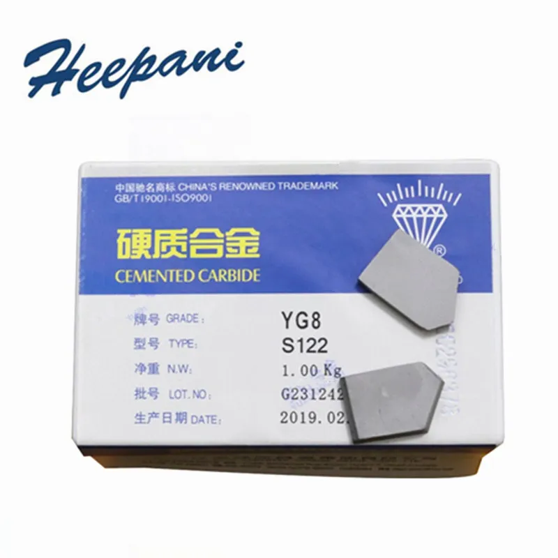 Insertos de soldadura de carburo CNC, herramienta de corte de puntas de carburo cementado, hoja ramificada, YG6, YG8, YG8C, YG11C, S120, S122, S226Z, 1KG