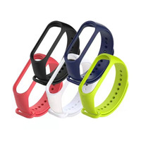 2021 strap for Xiaomi Mi Band 5 6 4 3 Strap watch Soft Silicone wrist strap For xiaomi mi band 5 bracelet Miband 5 Wrist Strap