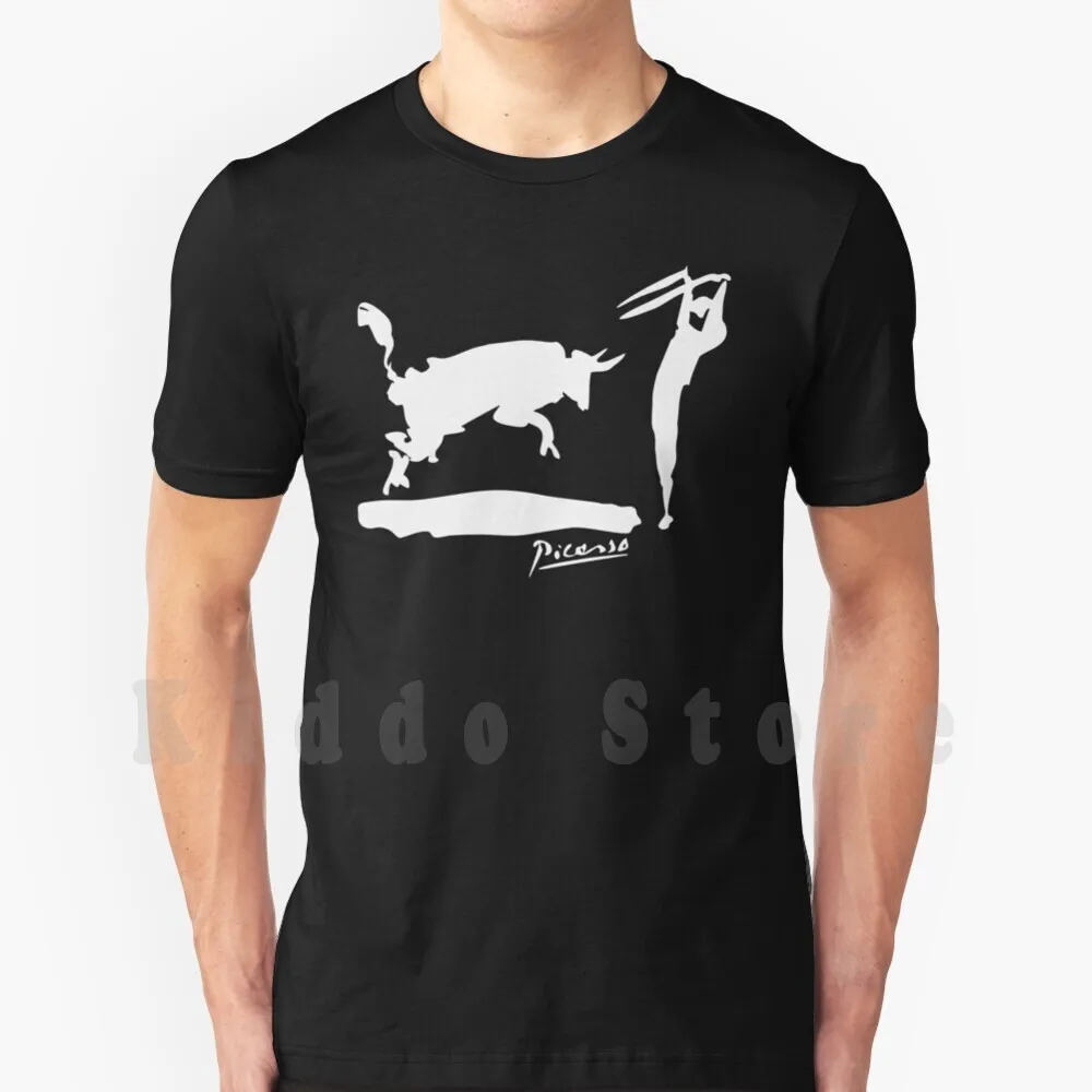 Camiseta blanca Picasso Bullfighting V2 para hombre, algodón, S-6xl, Picasso Pablo Escobar, matador de toros, torero