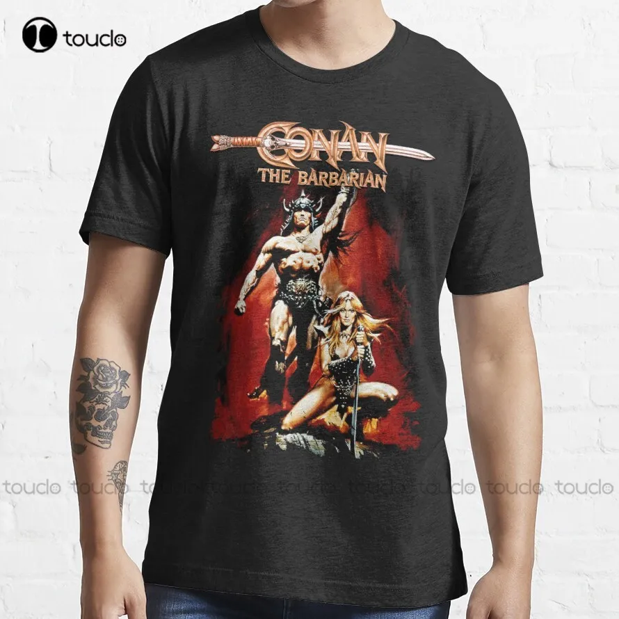 Conan The Barbarian T-Shirt Hawaiian Shirt For Men Custom Aldult Teen Unisex Digital Printing Tee Shirt Fashion Funny New Xs-5Xl