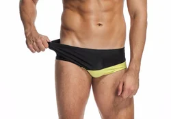 Private Customized BOYTHOR Men's Swimming Trunks Male Low-Waist Sexy Swimwear Super Speed  Water Sports