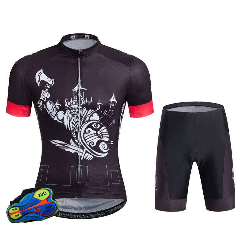 

Летняя велосипедная одежда, костюм с коротким рукавом, Воздухопроницаемый облегающий топ и нижняя одежда, комплект с шортами, нескользящий велосипедный комплект из Джерси