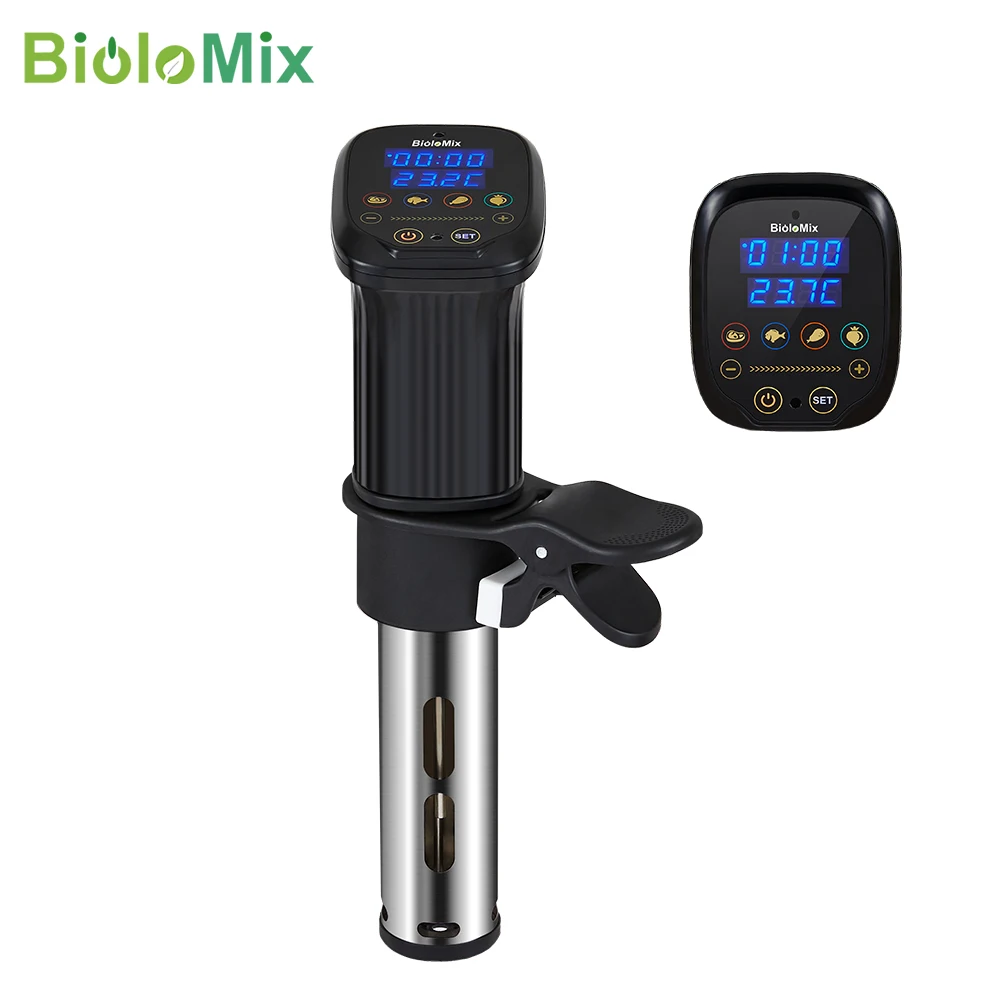 Kompor Presisi Biomix Sous Vide dengan Kontrol Aplikasi Wifi 1200W Pemanas Vakum Sirkulator Imersi Suhu Akurat