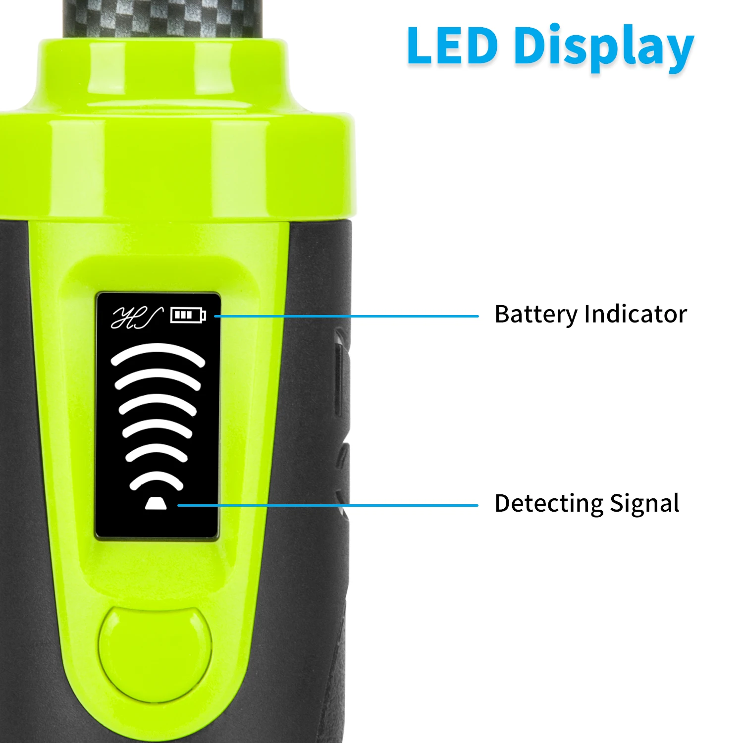 Metal Detector 100Feet Underwater Fully Waterproof Pin Pointer Handheld Pulse Induction Targeting with Audio Vibration Indicates